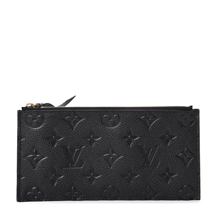 Louis Vuitton Empreinte Felicie Chain Wallet Zippered Insert Black 1 of 9