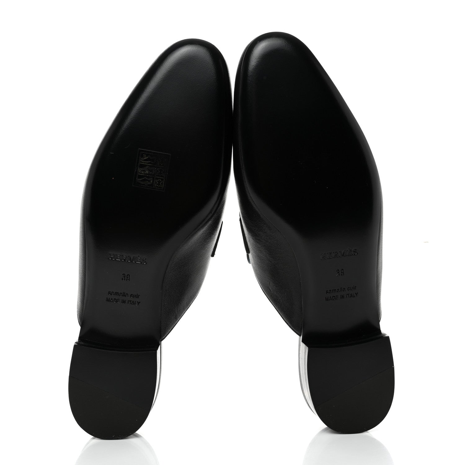 Hermes Goatskin Trocadero Mule 39 Black 5 of 9