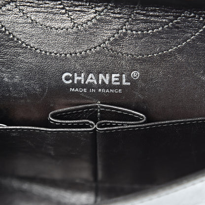 Chanel Metallic Aged Calfskin Quilted 2.55 Reissue 226 Flap Silver 6 of 10