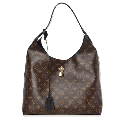 Louis Vuitton Monogram Flower Hobo Black 1 of 8