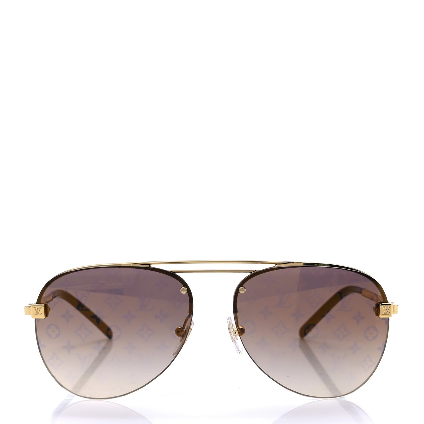 Metal Clockwise Sunglasses Z1020W Gold