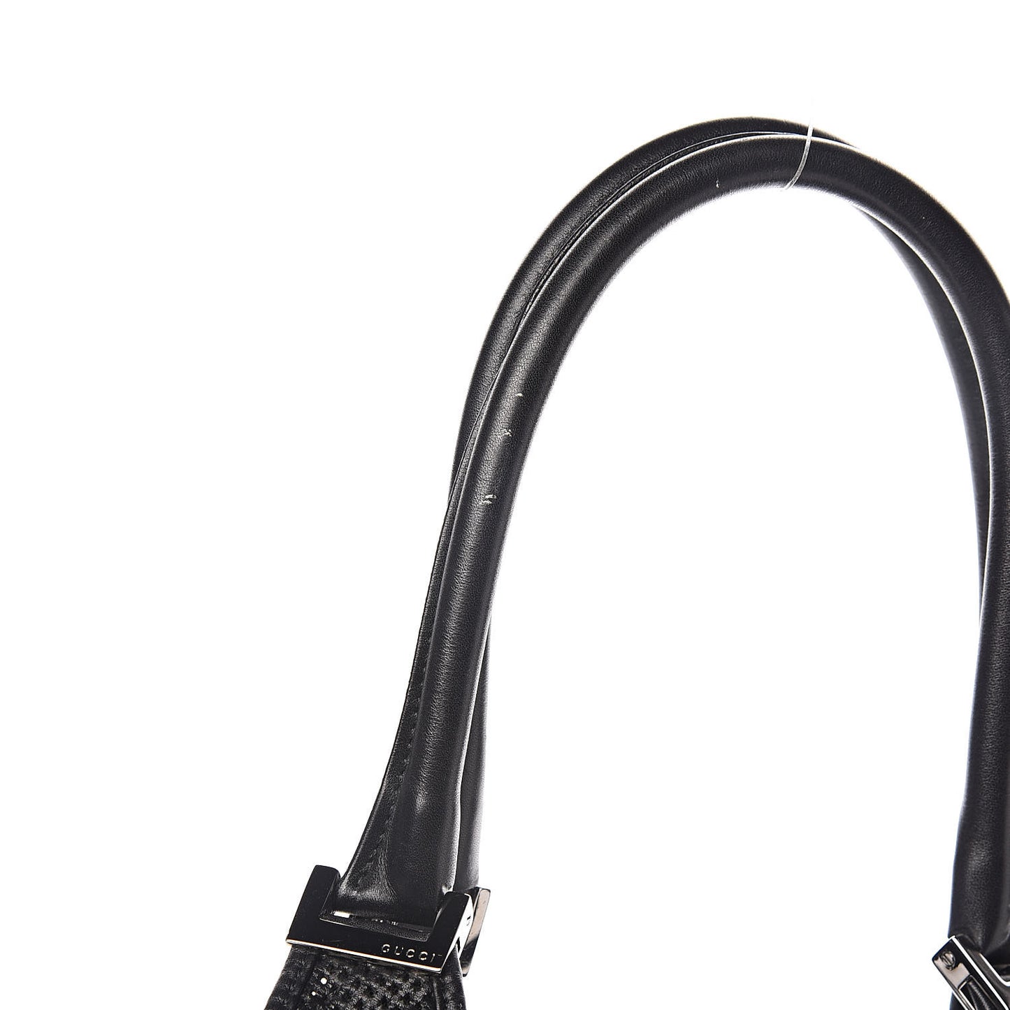Perforated Calfskin Jackie O Hobo Black