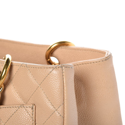 Chanel Caviar Quilted Grand Shopping Tote GST Beige Clair 18 of 18