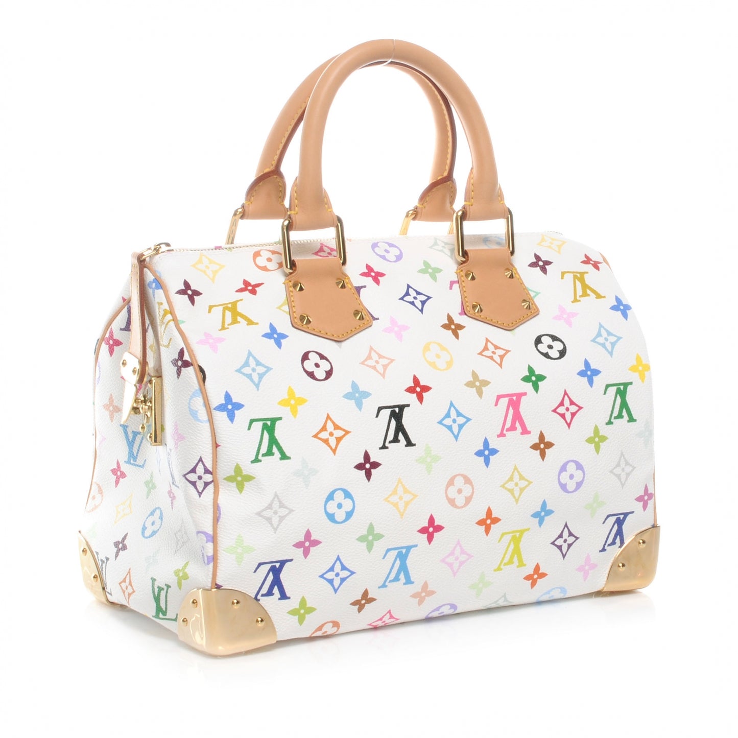 Monogram Multicolor Speedy 30 White