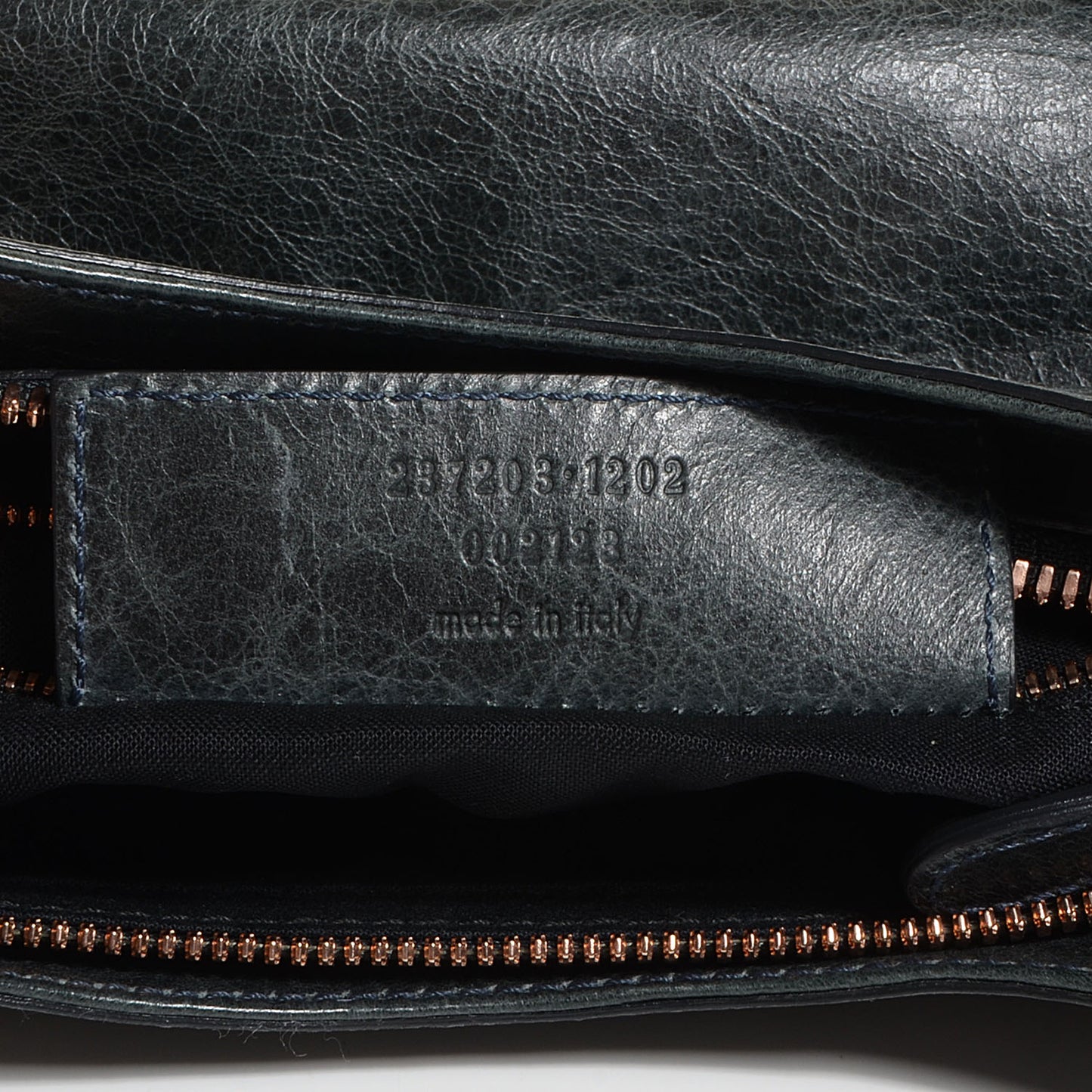 Agneau Giant 12 Rose Gold Hardware Hip Anthracite