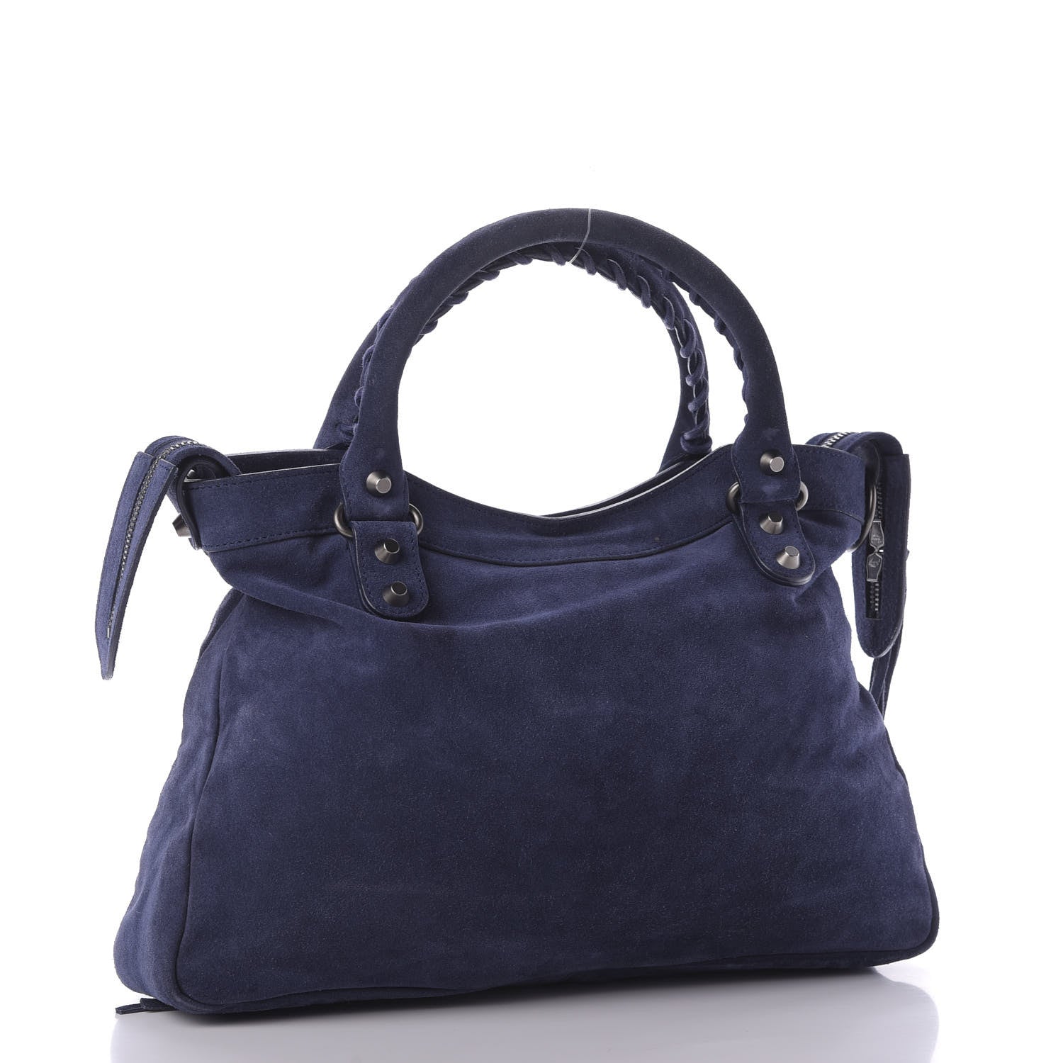 Balenciaga Baby Daim Suede Classic Hardware Town Canard 3 of 9