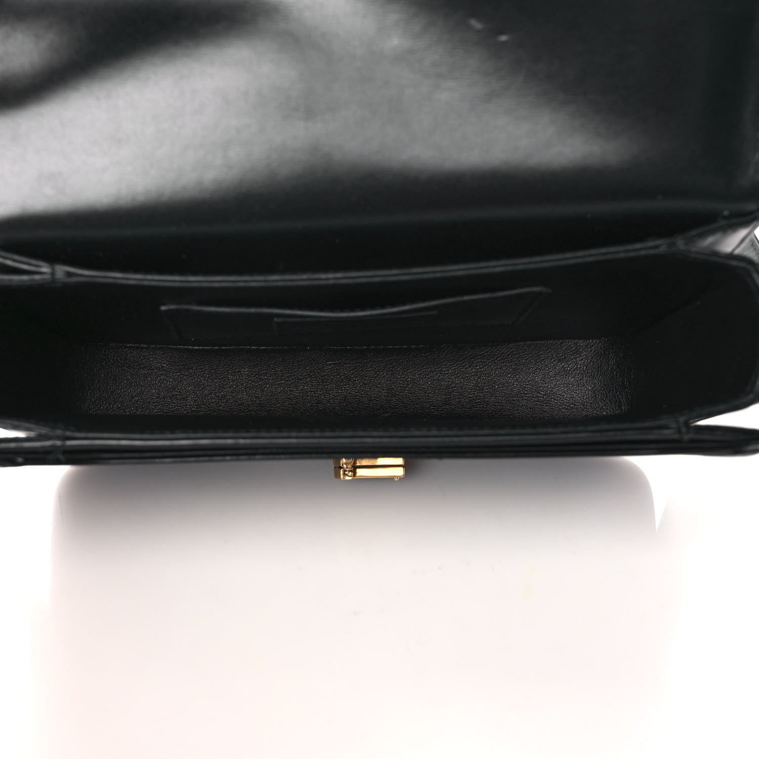 Saint Laurent Box Calfskin Monogram Medium Solferino Satchel Black 5 of 11