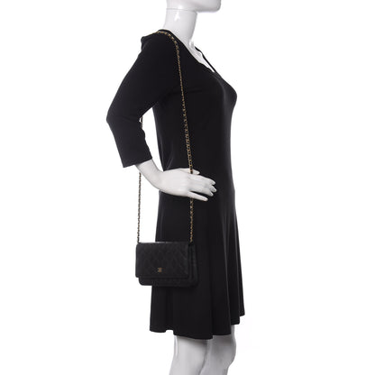 Chanel Caviar Quilted Wallet On Chain WOC Black 2 of 11