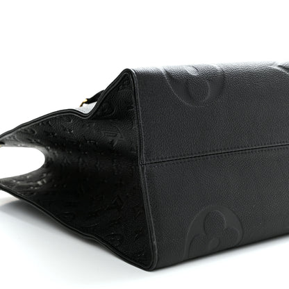 Louis Vuitton LOUIS VUITTON Empreinte Monogram Giant Onthego GM Black 9 of 10