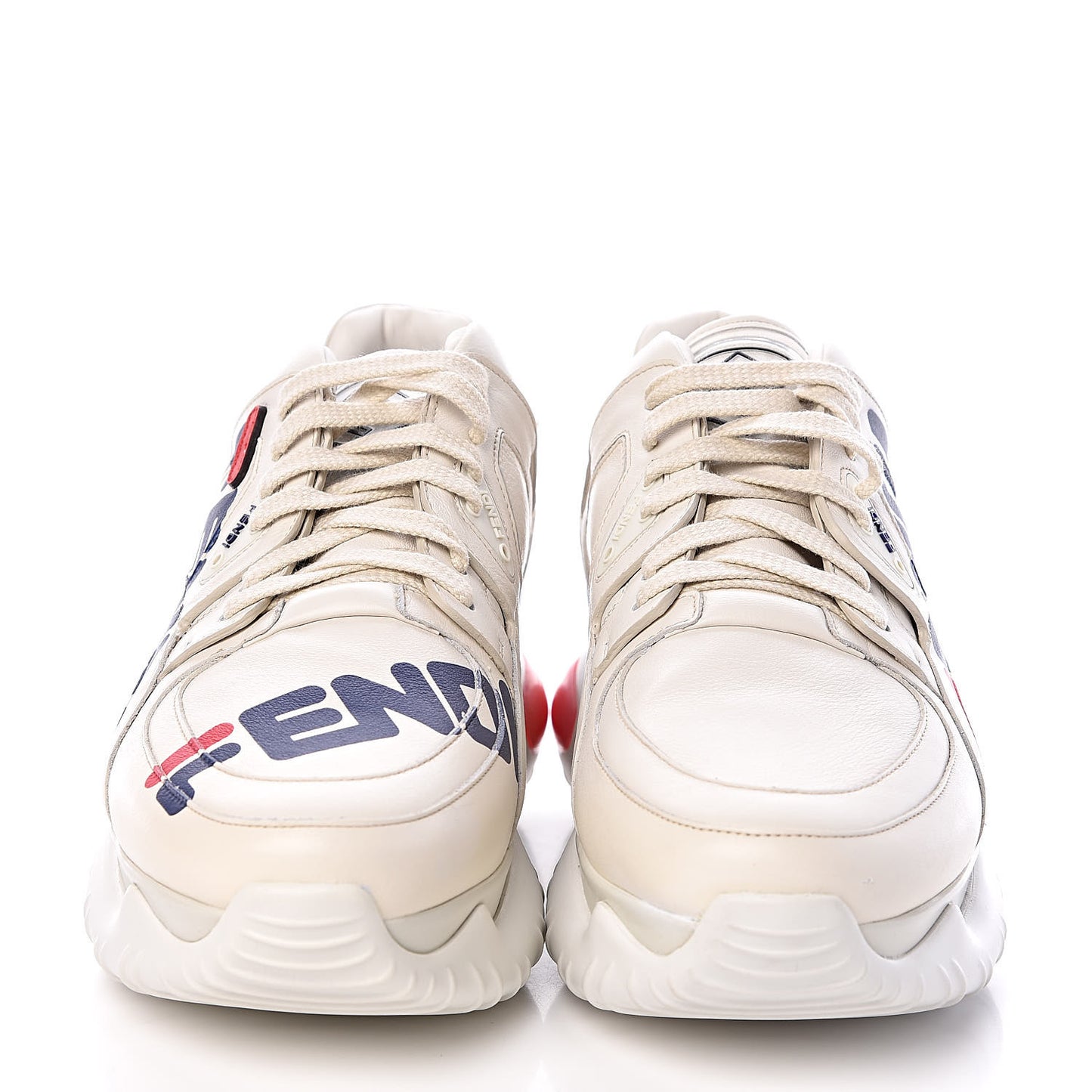X FILA Vitello Mania Painted Mens Chunky Sneakers 9 Ice White Caipiroska Blueberry