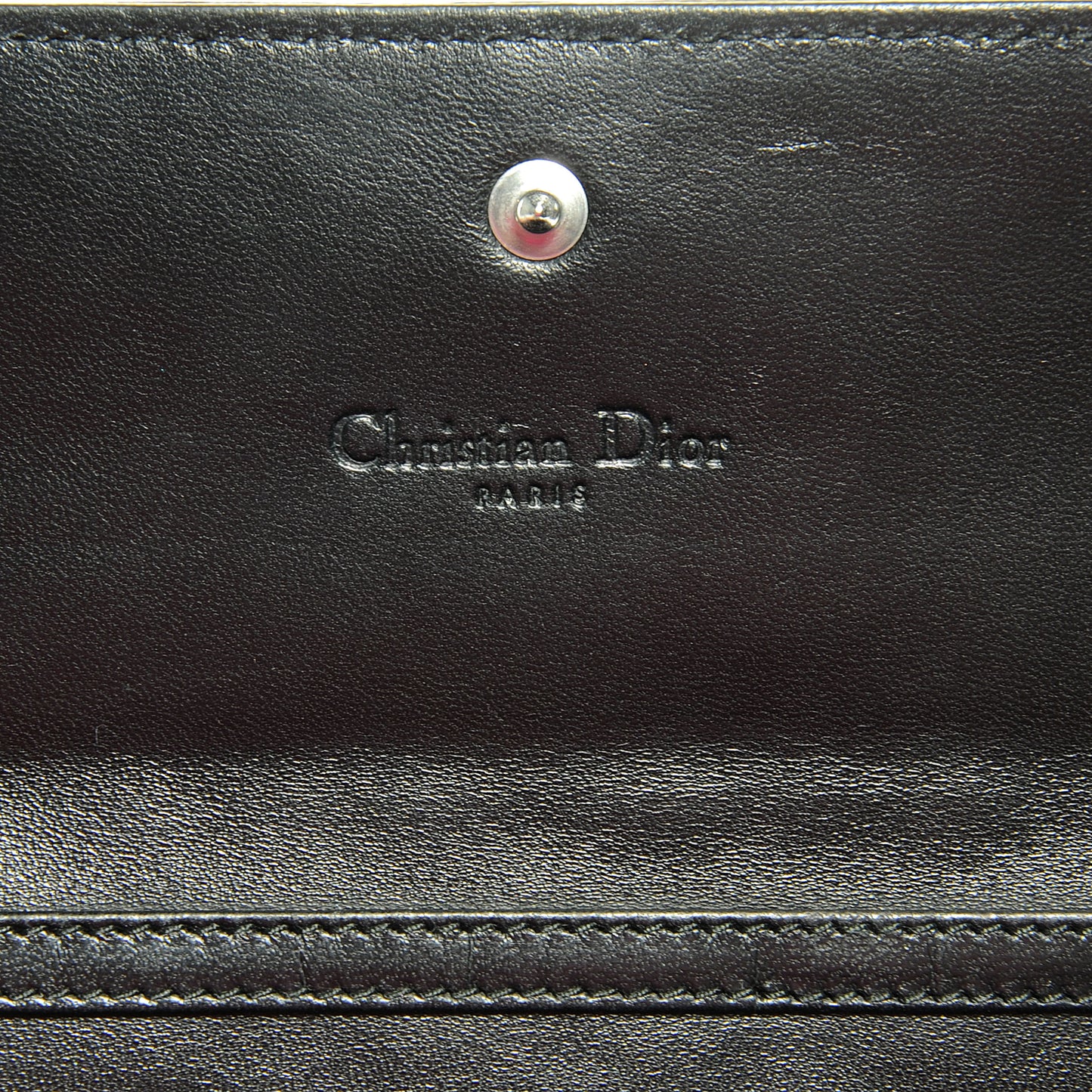 Lambskin Cannage Evening Clutch Black