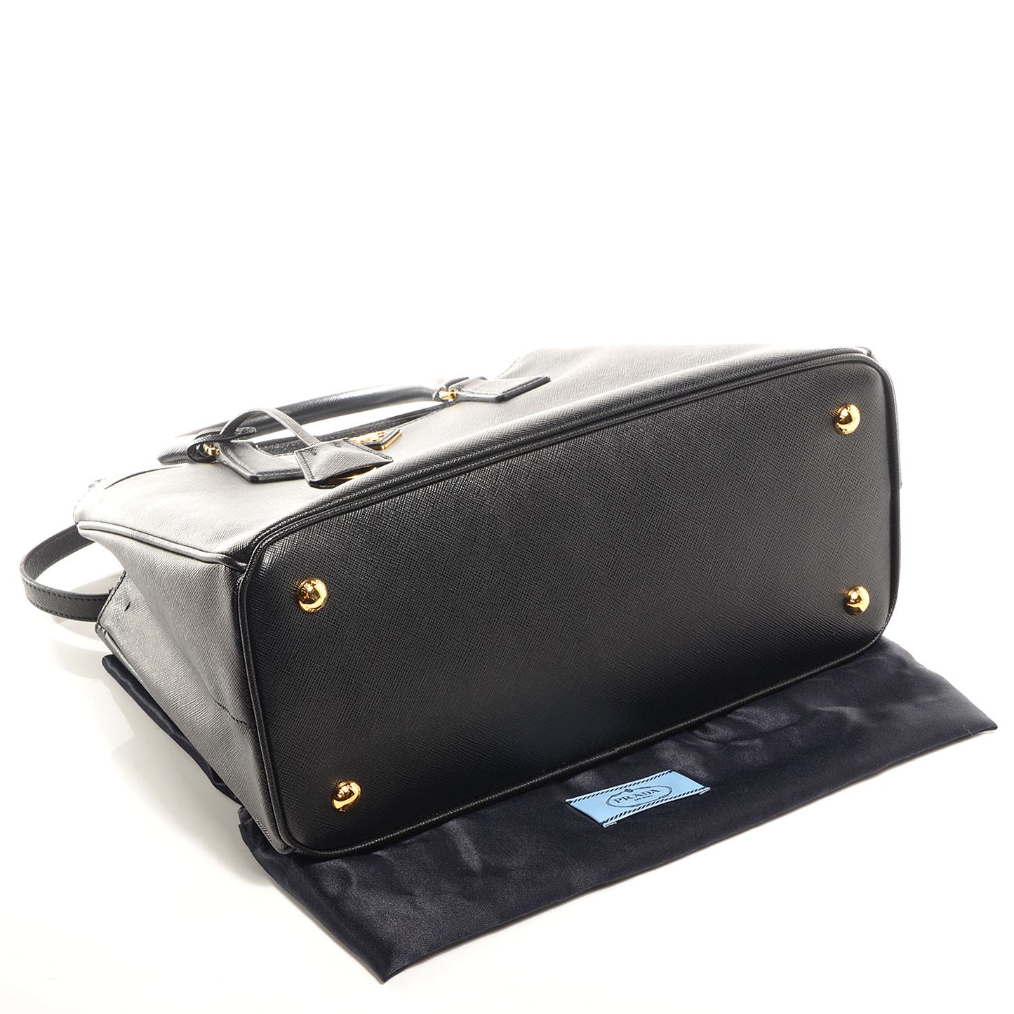 Saffiano Lux Medium Tote Nero Black