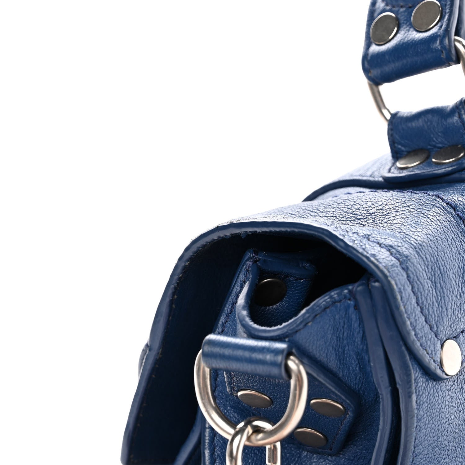 Proenza Schouler Lambskin Medium PS1 Satchel Cobalt Blue 12 of 14