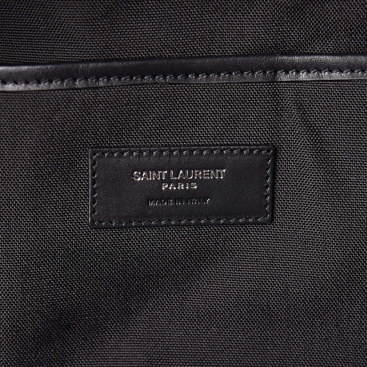 Saint Laurent Canvas City Backpack Black 6 of 10