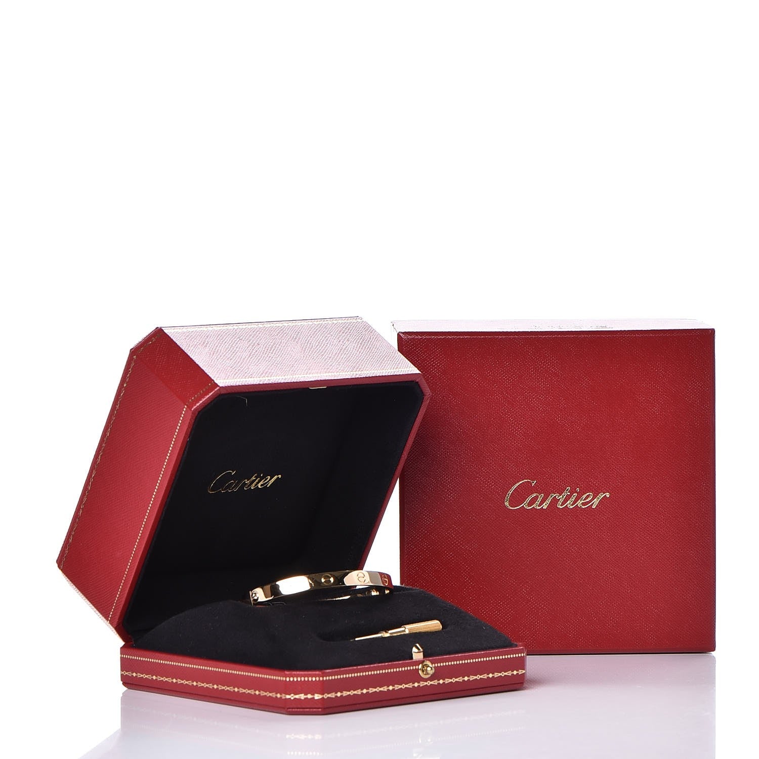 Cartier 18K Yellow Gold LOVE Bracelet 18 7 of 7