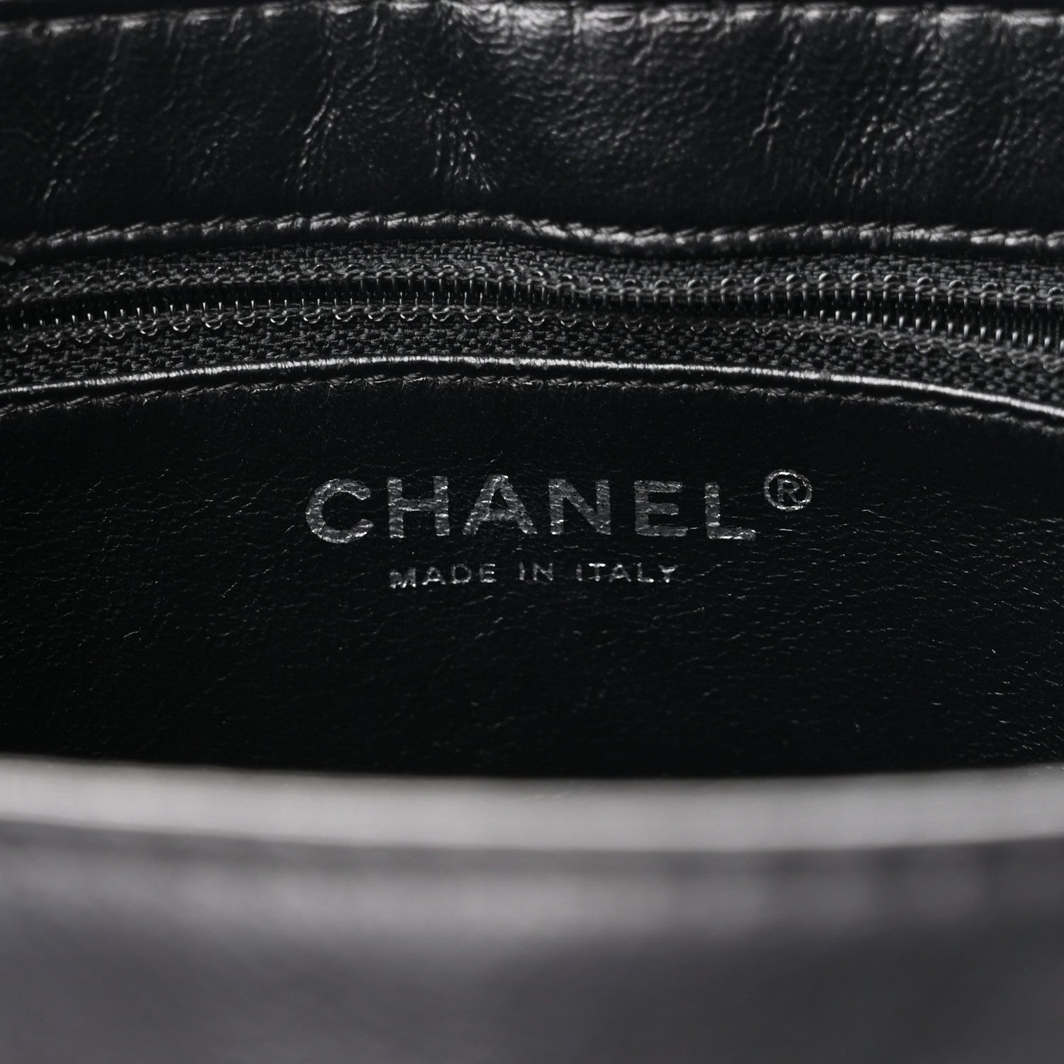 Chanel Caviar Half Moon Wallet On Chain WOC Black 5 of 11