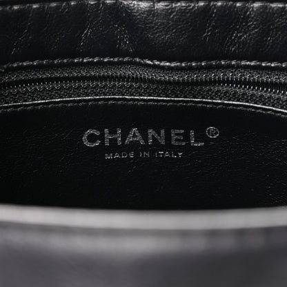 Chanel Caviar Half Moon Wallet On Chain WOC Black 5 of 11
