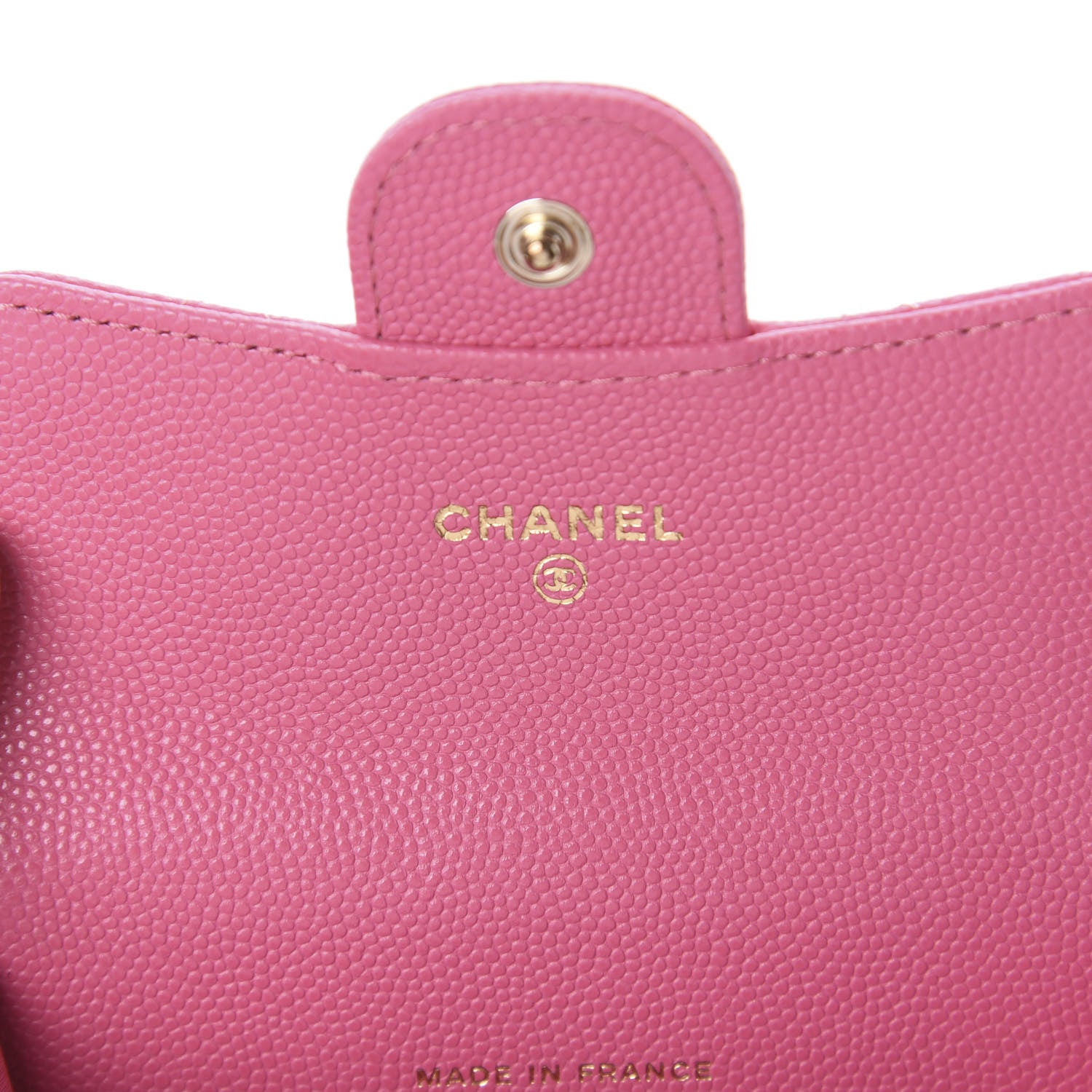 Chanel Caviar Quilted Flap Card Holder Pink 6 of 7