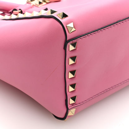 Valentino Garavani Vitello Mini Rockstud Double Handle Tote Peony 8 of 10