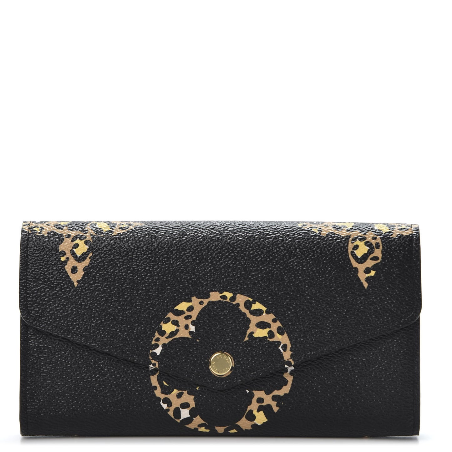 Monogram Giant Jungle Sarah Wallet Black
