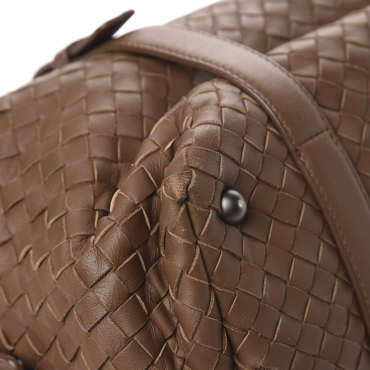 Nappa Intrecciato Montaigne Bag Noce