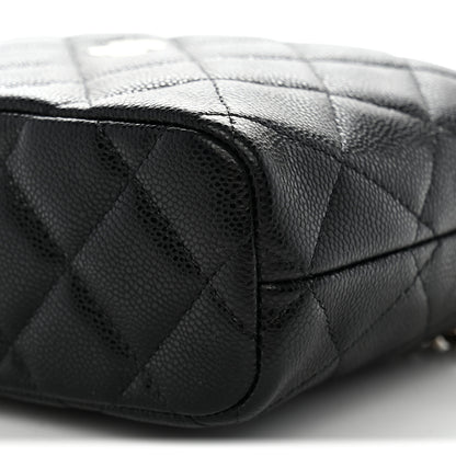 Chanel Caviar Quilted Hobo Clutch With Chain  Black 10 of 11