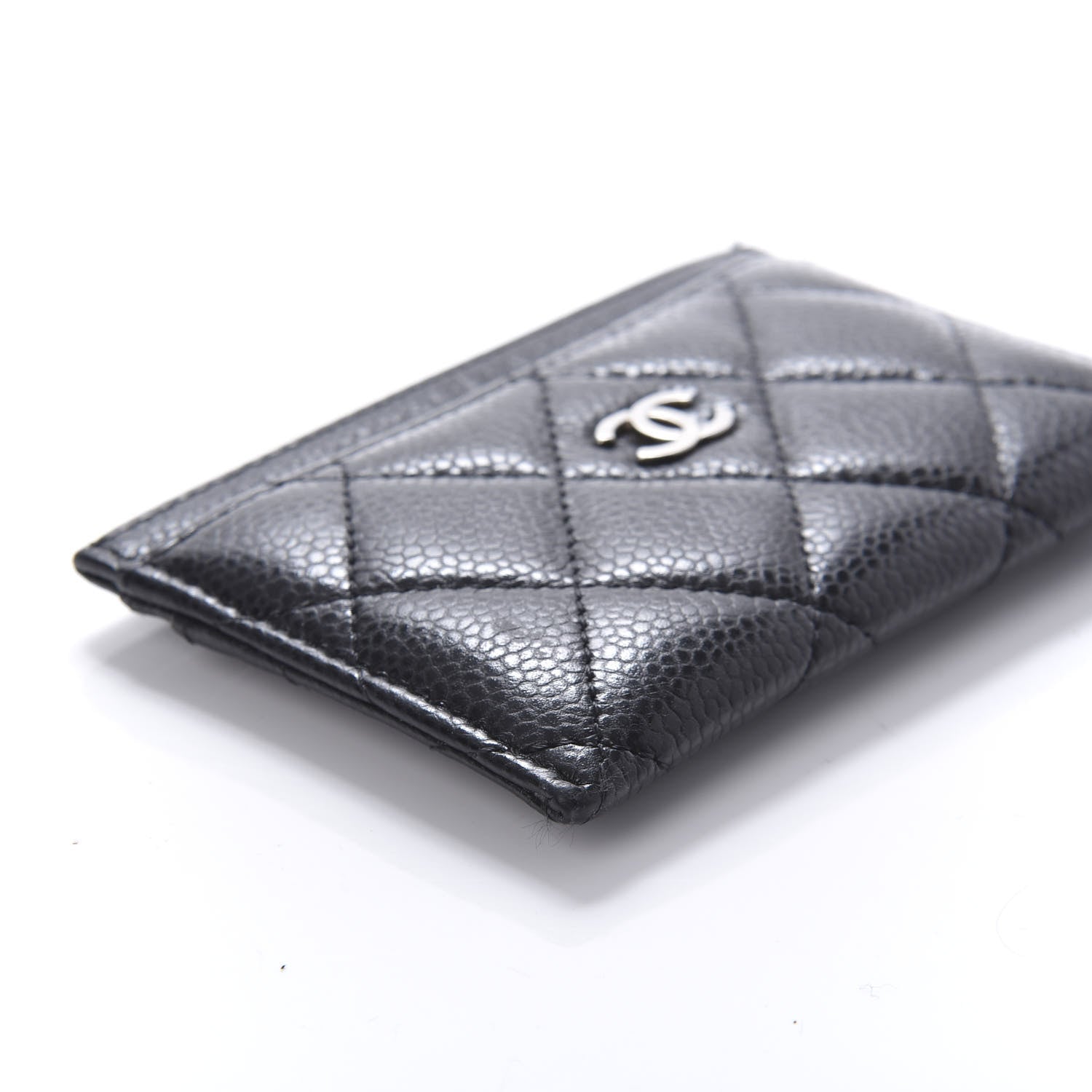 Chanel Caviar Quilted Card Holder Black 6 of 11