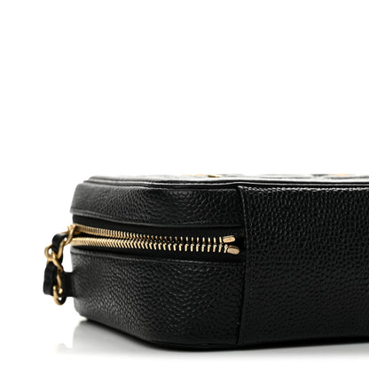 Chanel Caviar Quilted CC Filigree Vanity Clutch With Chain Black 9 of 12