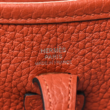 Hermes Taurillon Clemence Evelyne TPM Cuivre 6 of 11