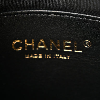 Chanel Lambskin Quilted CC Links Hobo Black 6 of 10