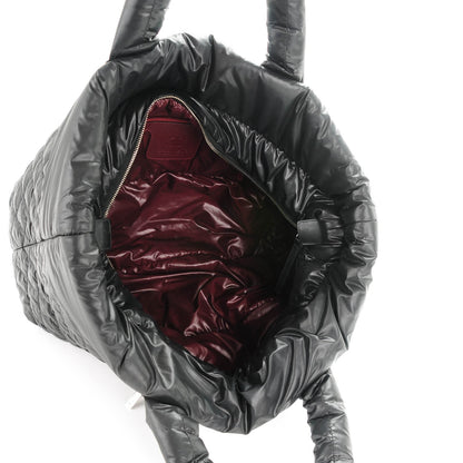 Chanel Nylon Quilted Large Coco Cocoon Tote Black 5 of 8