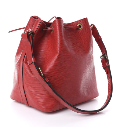 Louis Vuitton Epi Petit Noe Castillan Red 3 of 9