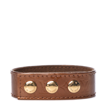 Louis Vuitton Vernis Snap Bracelet Bronze 1 of 6