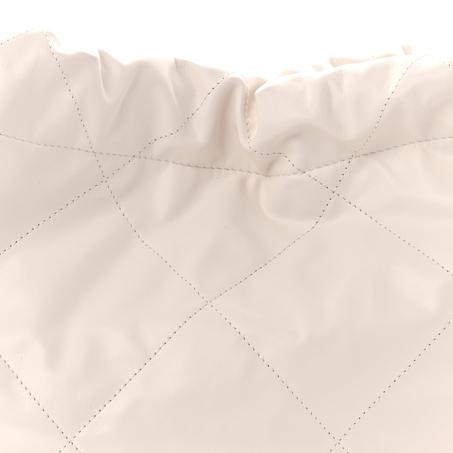 Chanel Shiny Calfskin Quilted Chanel 22 White 9 of 11