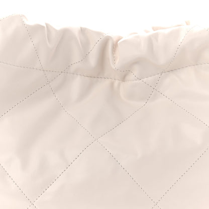 Chanel Shiny Calfskin Quilted Chanel 22 White 9 of 11