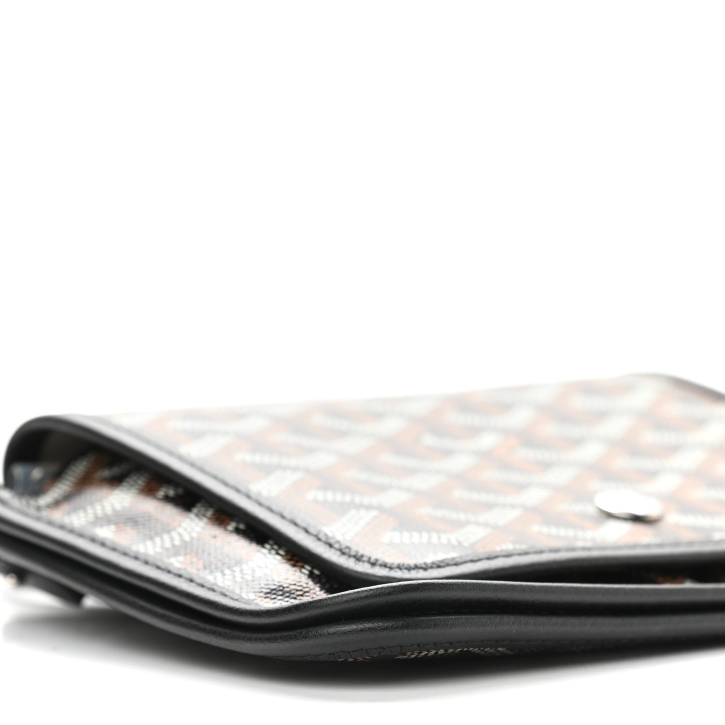 Goyardine Plumet Wallet Clutch Black