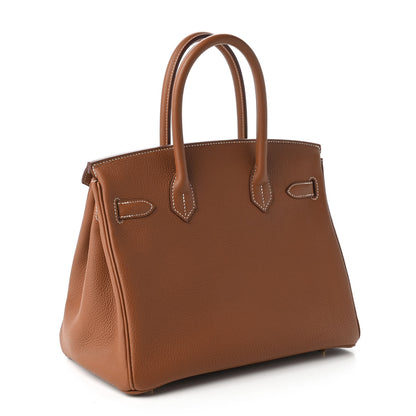 Hermes Togo Birkin 30 Gold 3 of 11