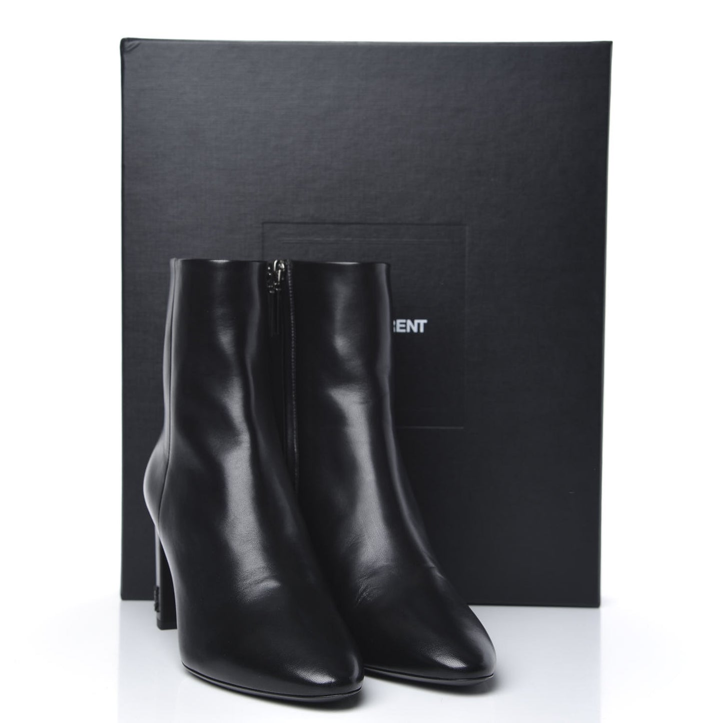 Nappa Vendome Loulou Ankle Zip Boot 39 Black