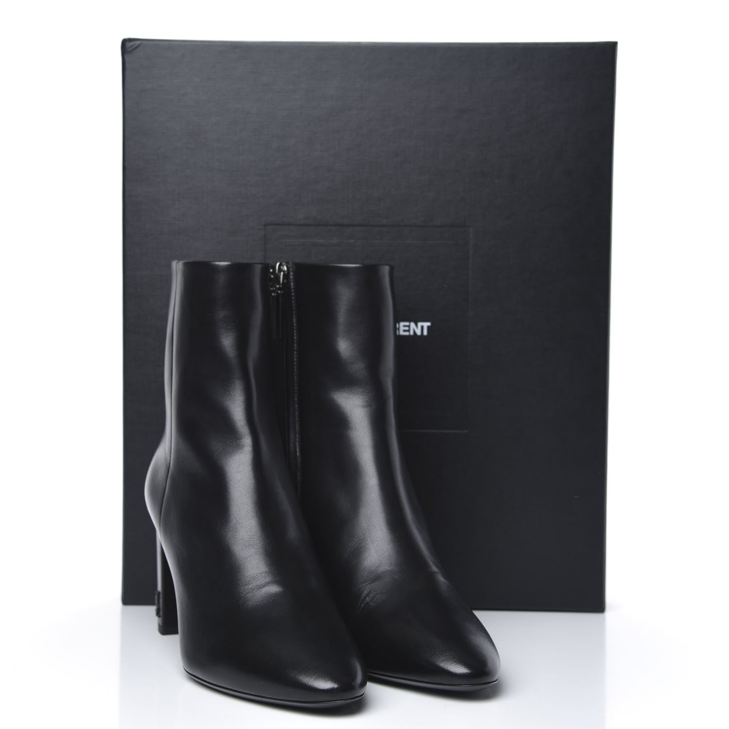 Saint Laurent Nappa Vendome Loulou Ankle Zip Boot 39 Black 9 of 9