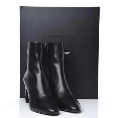 Saint Laurent Nappa Vendome Loulou Ankle Zip Boot 39 Black 9 of 9