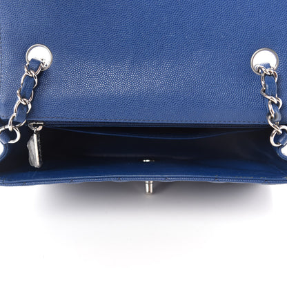 Chanel Caviar Quilted Mini Rectangular Flap Blue 5 of 14