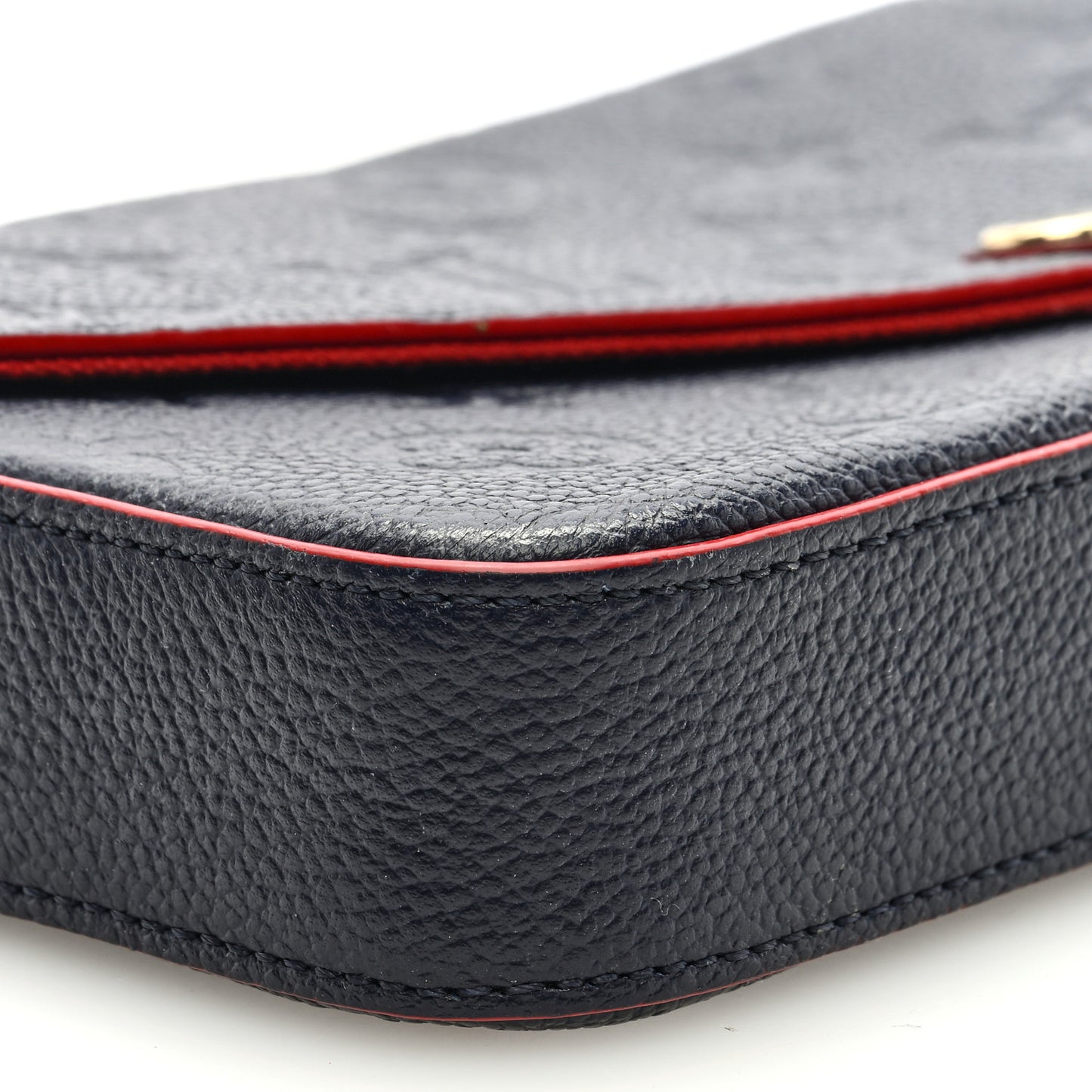 Empreinte Pochette Felicie Chain Wallet Marine Rouge