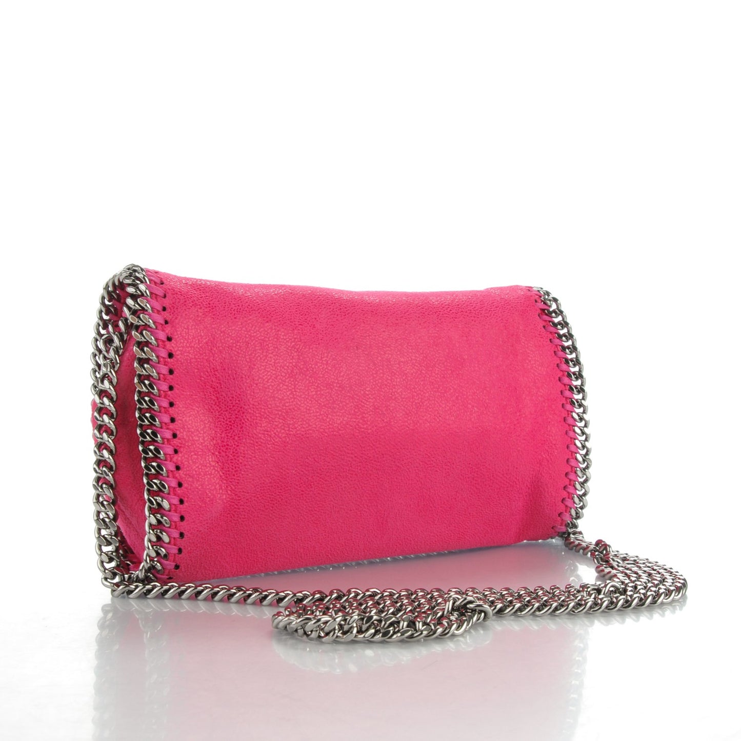 Shaggy Deer Falabella Crossbody Bag Hot Pink
