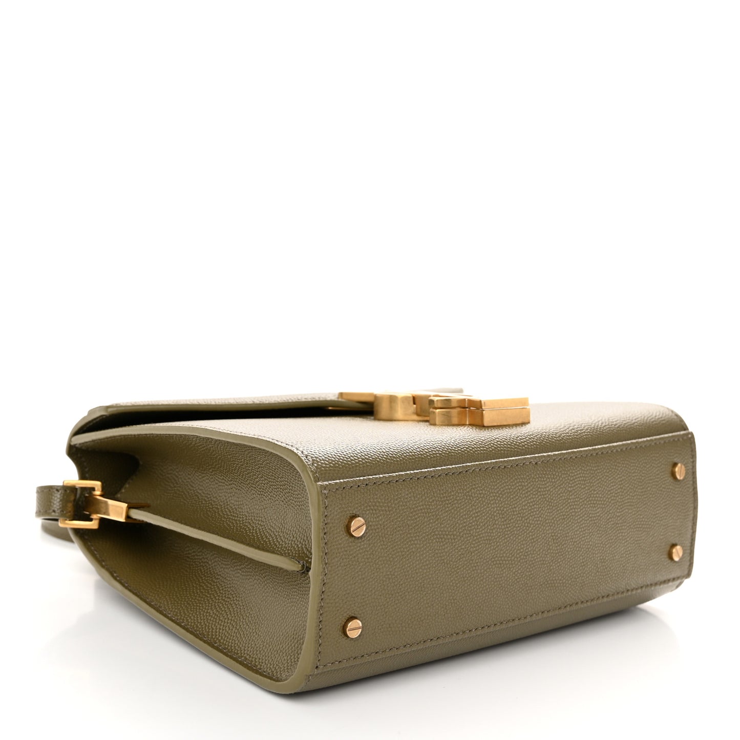 Grain de Poudre Mini Classic Monogram Cassandra Top Handle Olive
