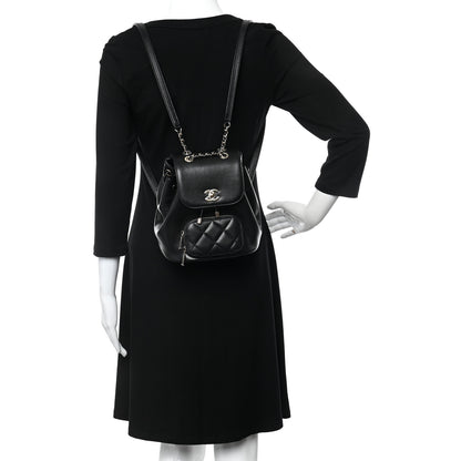 Chanel Caviar Quilted Mini Business Affinity Backpack Black 2 of 11