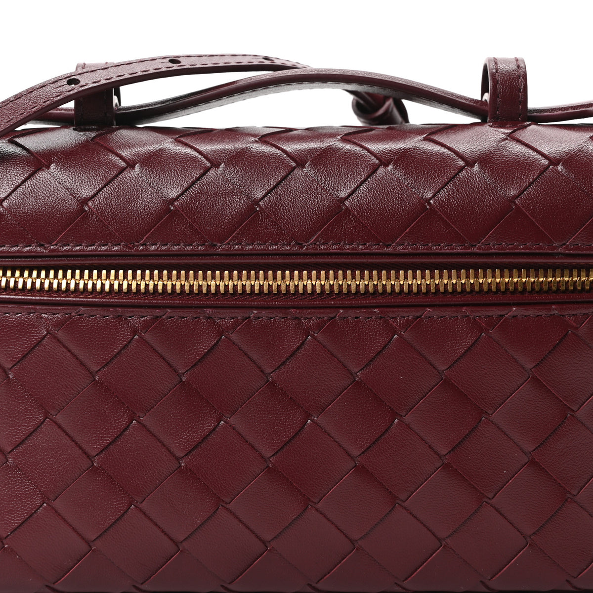 Bottega Veneta Nappa Intrecciato Bang Bang Vanity Case Barolo 8 of 10