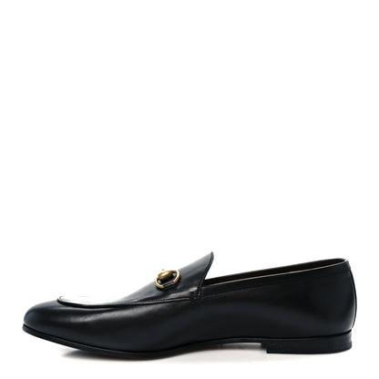 Gucci Betis Glamour Calfskin Horsebit Mens Jordaan Loafers 9.5 Black 2 of 22
