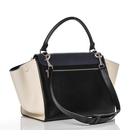 Celine Velluto Calfskin Medium Tri-Color Trapeze 3 of 6