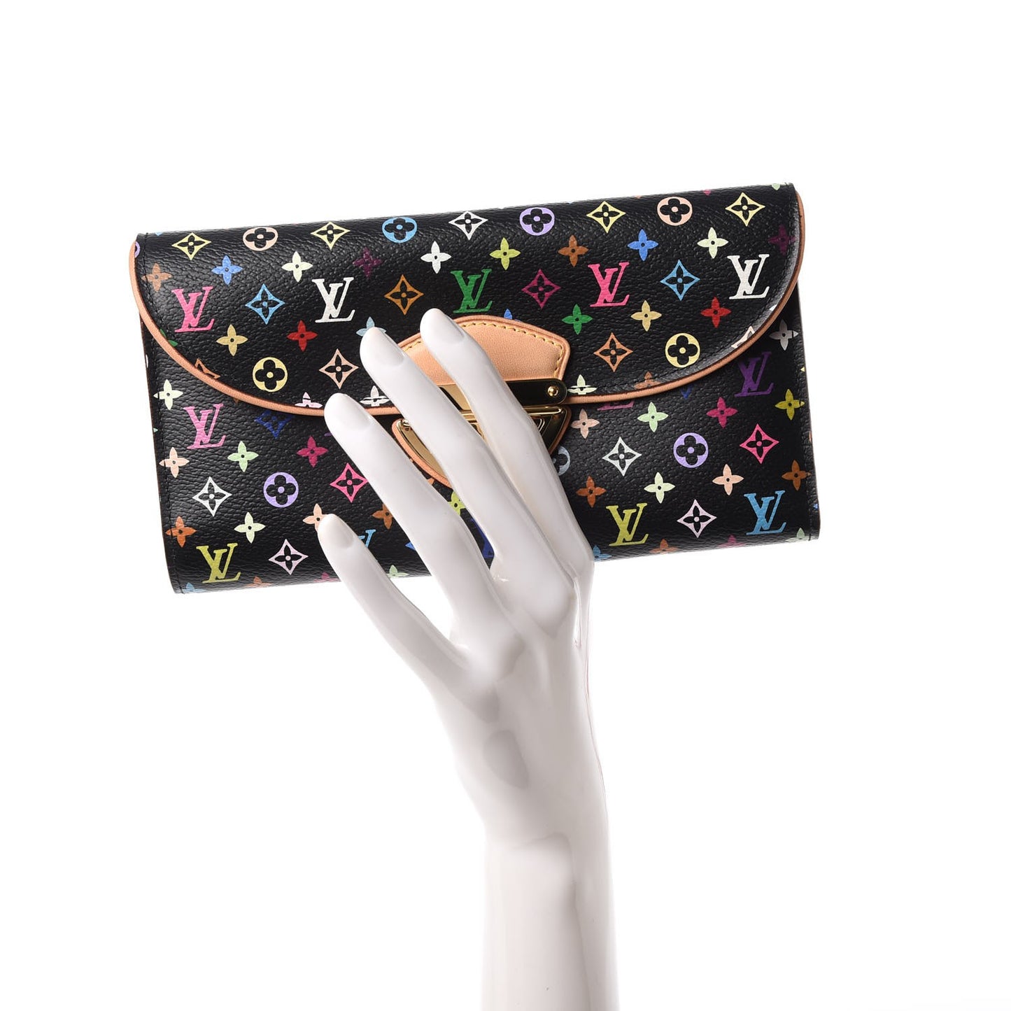 Monogram Multicolor Eugenie Wallet Black Grenade