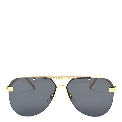 Louis Vuitton Metal LV Ash Sunglasses Z1261E Gold 2 of 6